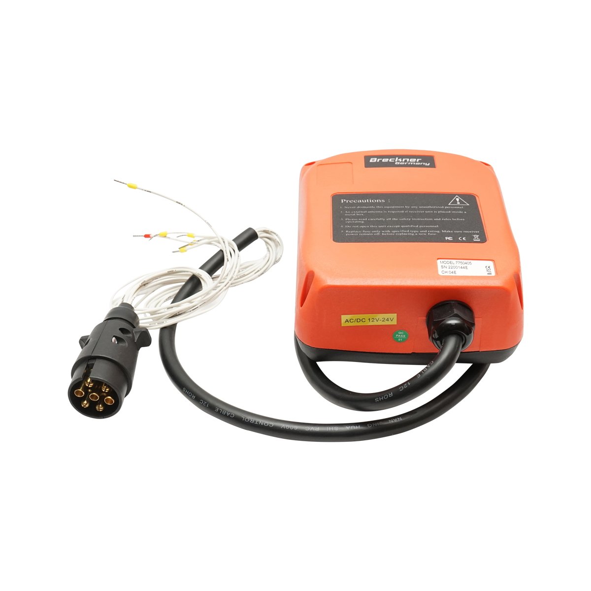 Telecomanda wireless pentru troliu Tractor Forestier 12-24V cu functie de retinere fara motoras pedala Breckner Germany